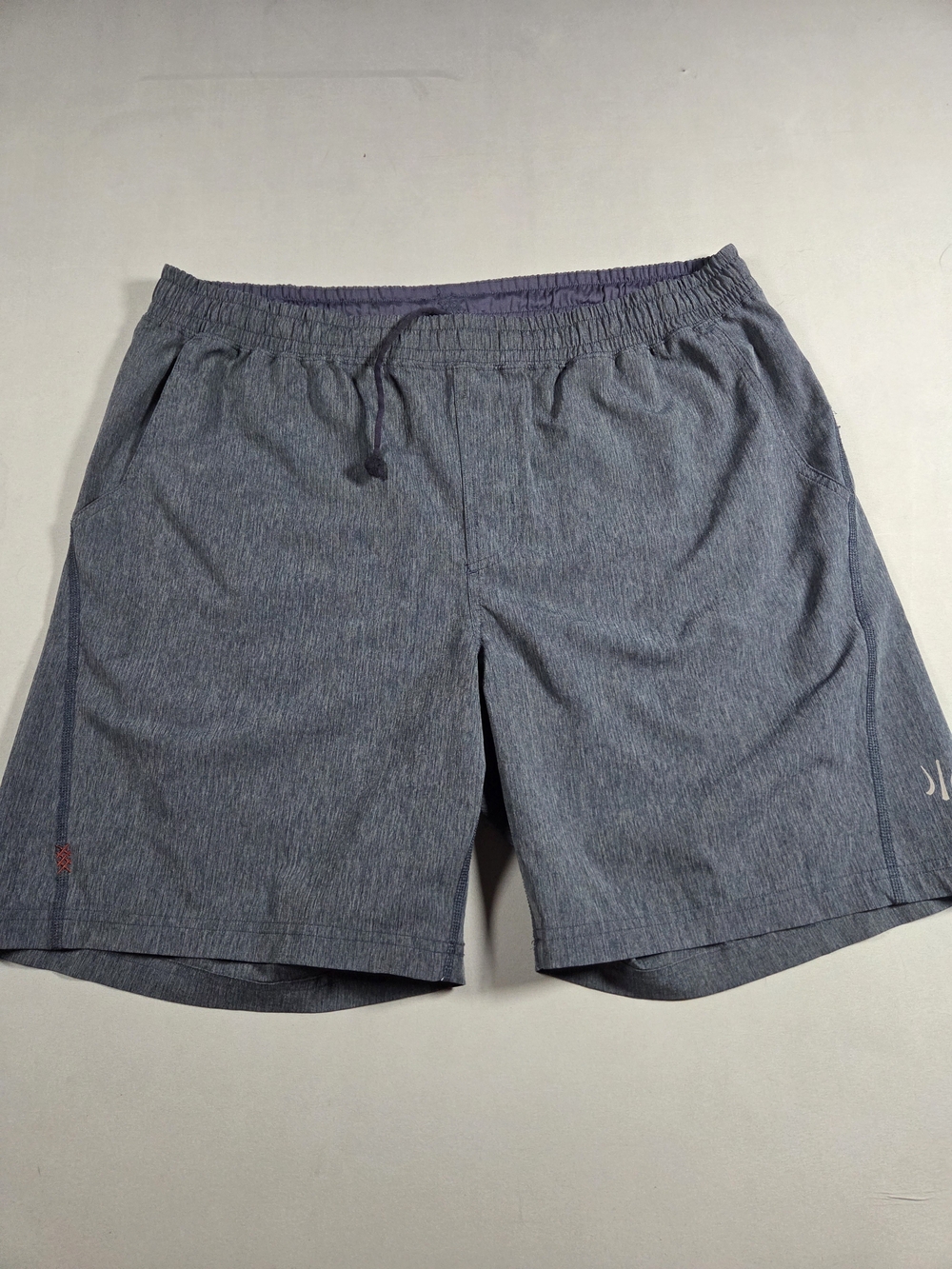 RHONE Men's Heather Grey Performance Drawstring Shorts XXL